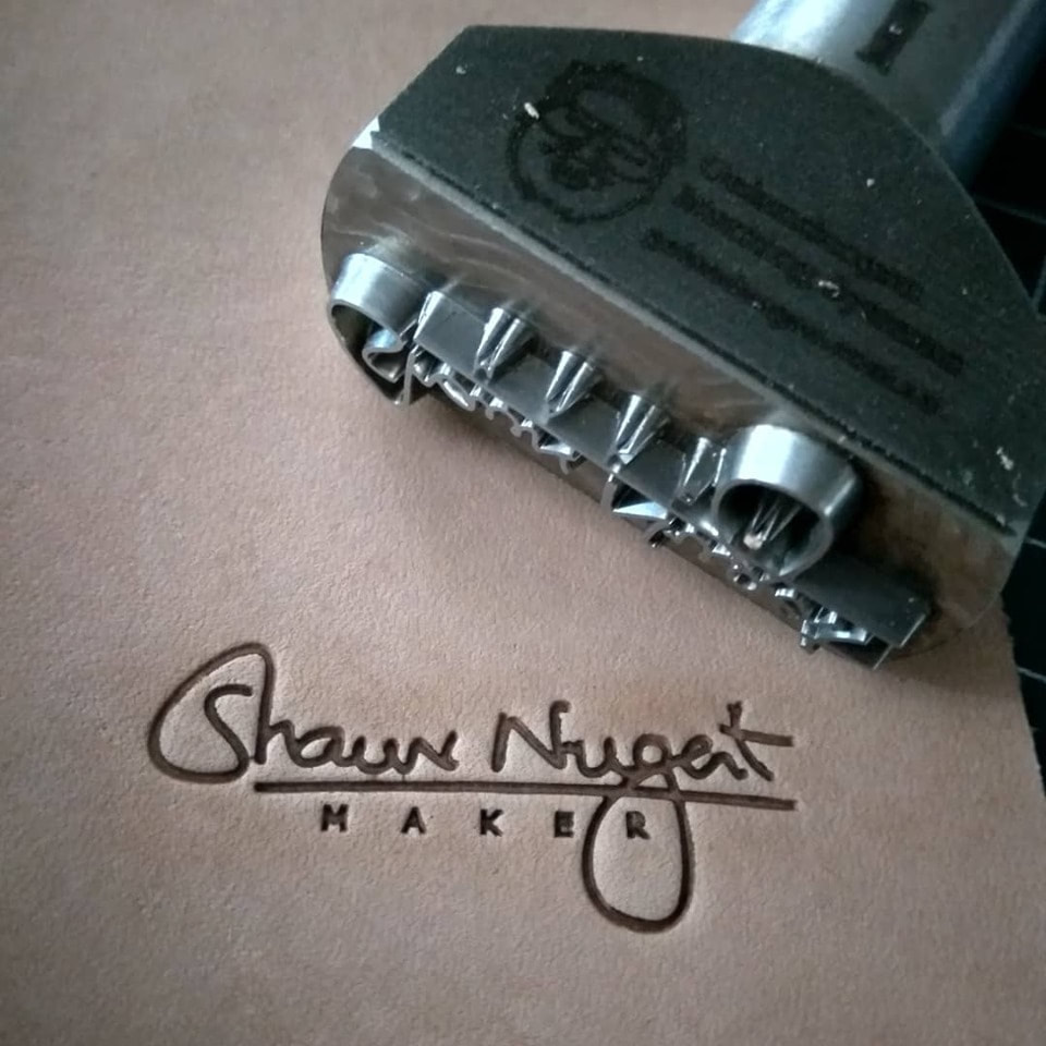 Australian Hardwood stamp handle for hammering